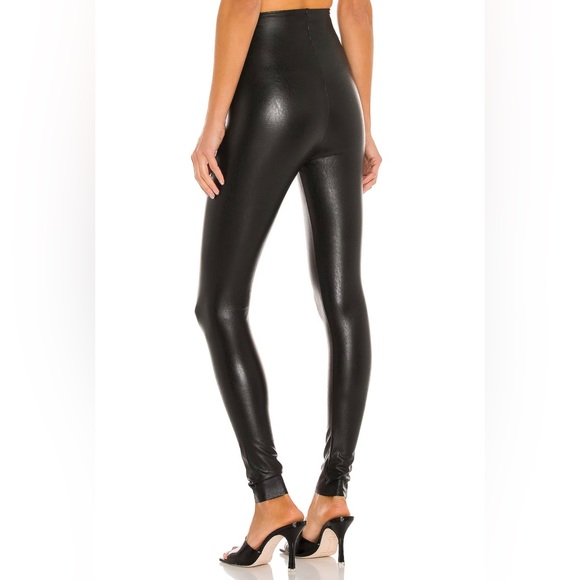COMMANDO Perfect Control Faux Leather Legging in Black | size small / US 2-4 - Picture 3 of 6